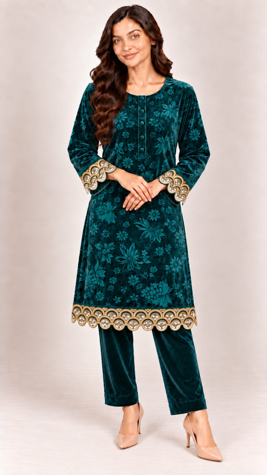 Velvet-117-DK GREEN