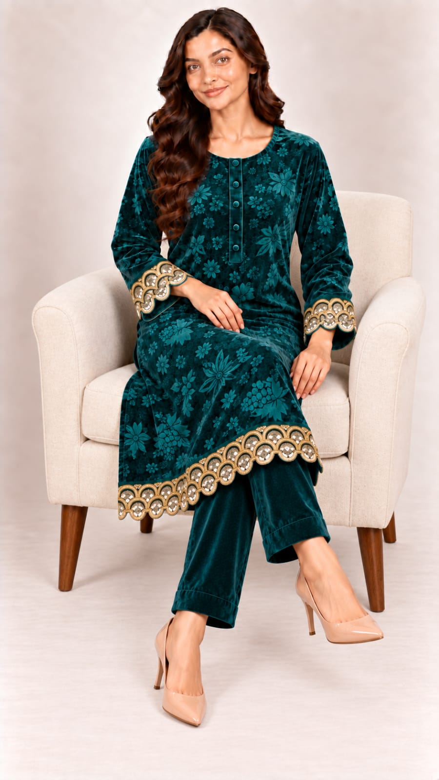 Velvet-117-DK GREEN